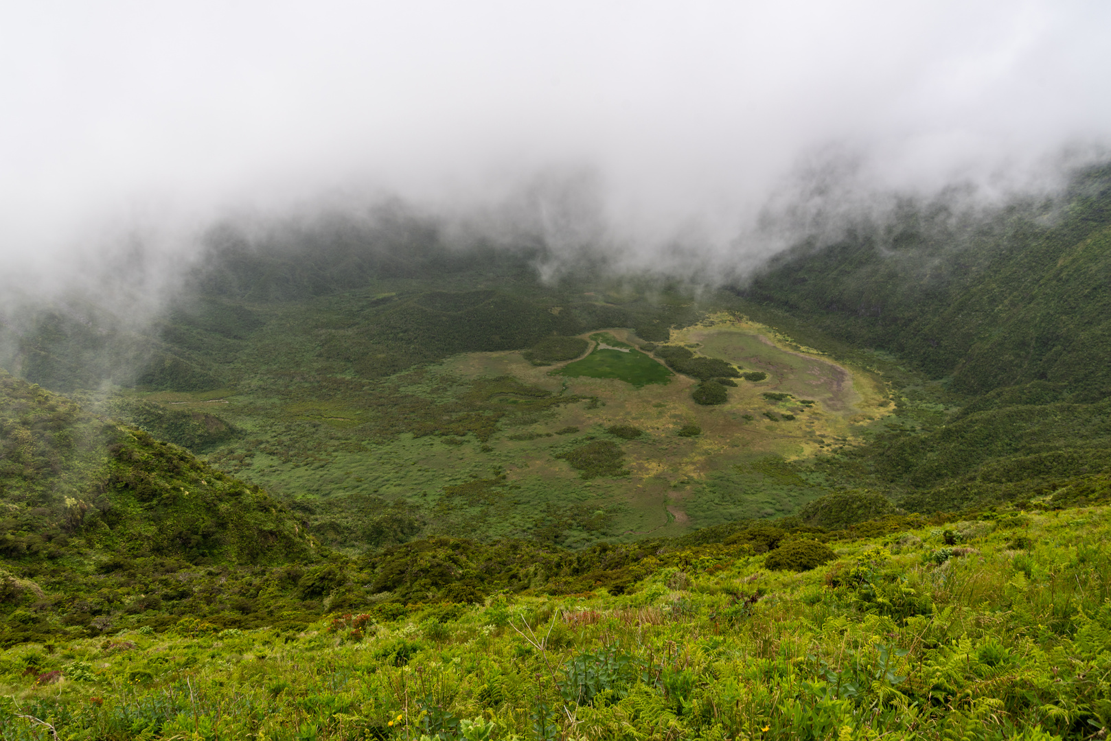 Am Rand der großen Caldera