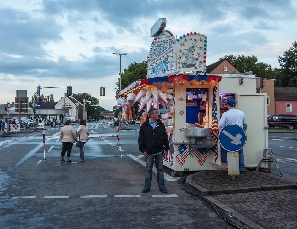 Am Rande der Cranger Kirmes