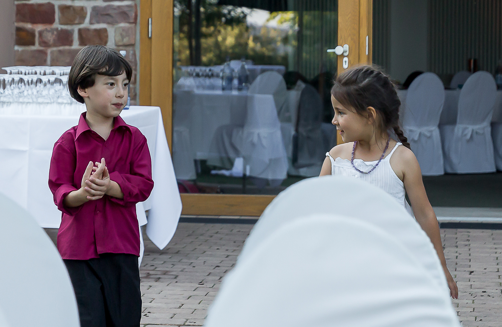 am Rande der Hochzeit ...