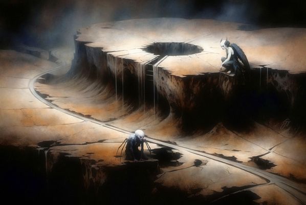 Am Rande des Abgrunds 