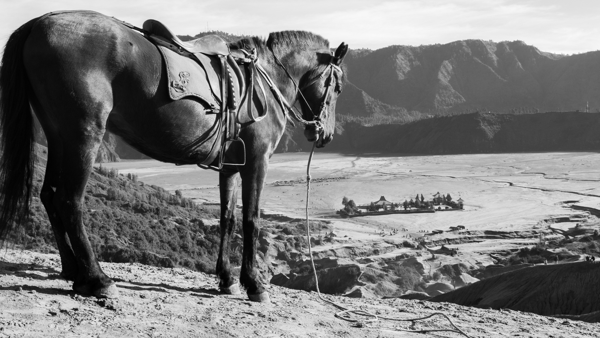 Am Rande des Bromo (Java)