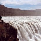 Am Rande des Dettifoss