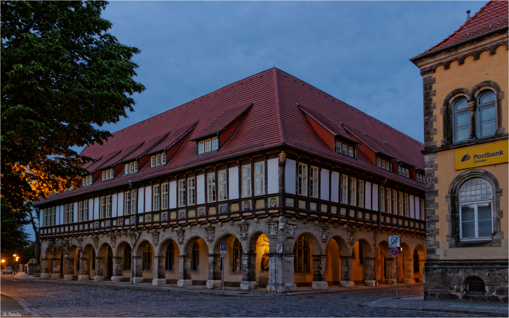 Am Rande des Domplatzes in Halberstadt...