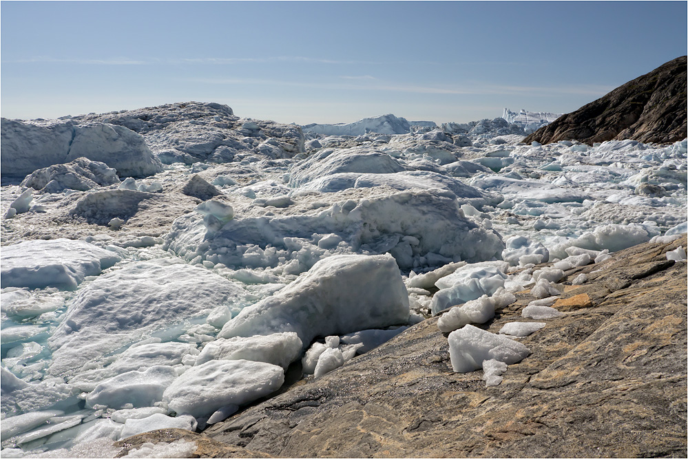 Am Rande des Eisfjordes...