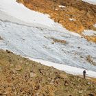 Am Rande des Gletscher