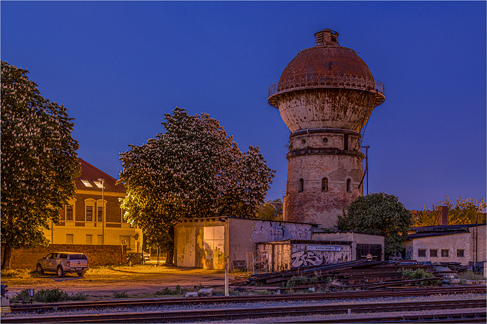 Am Rande des Pbf Bahnhof Aschersleben 