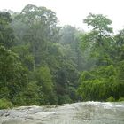 Am Rande des Wasserfalls