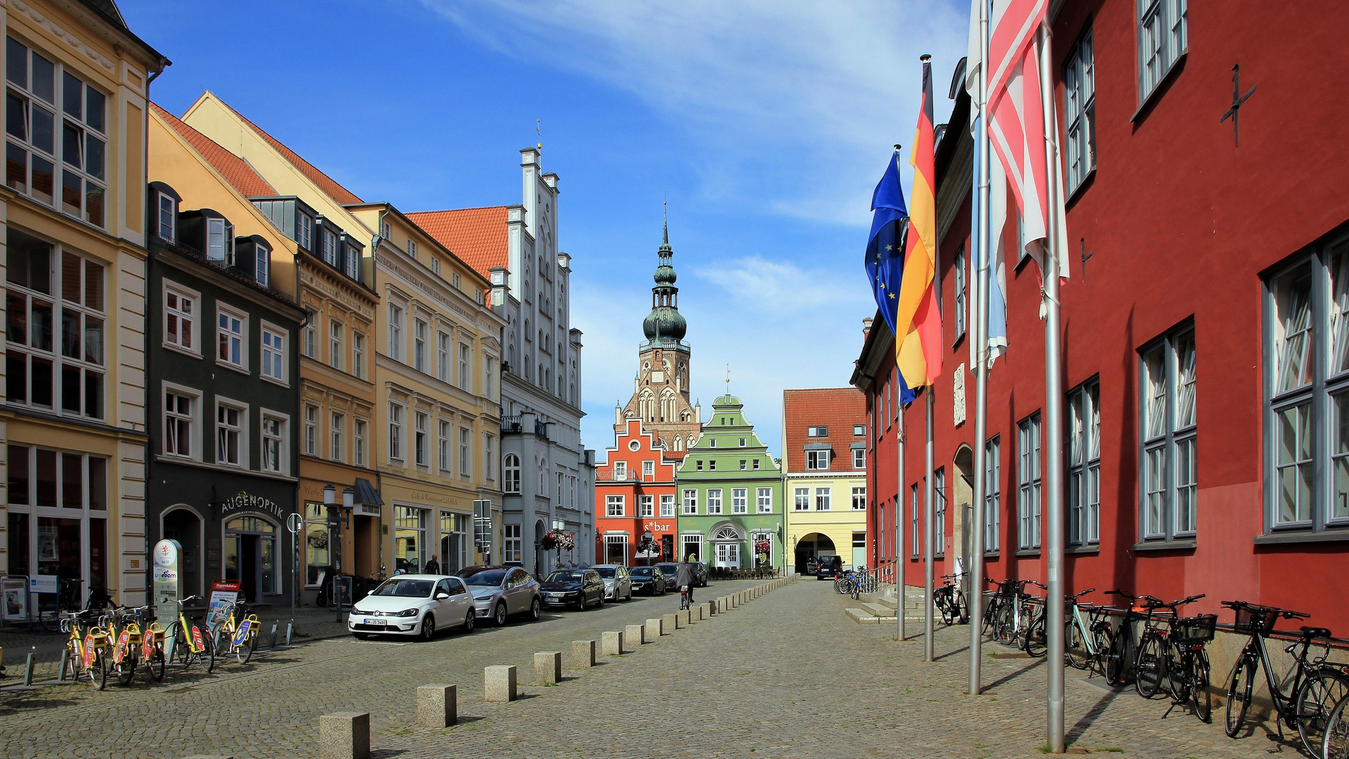 Am Rathaus in Greifswald 