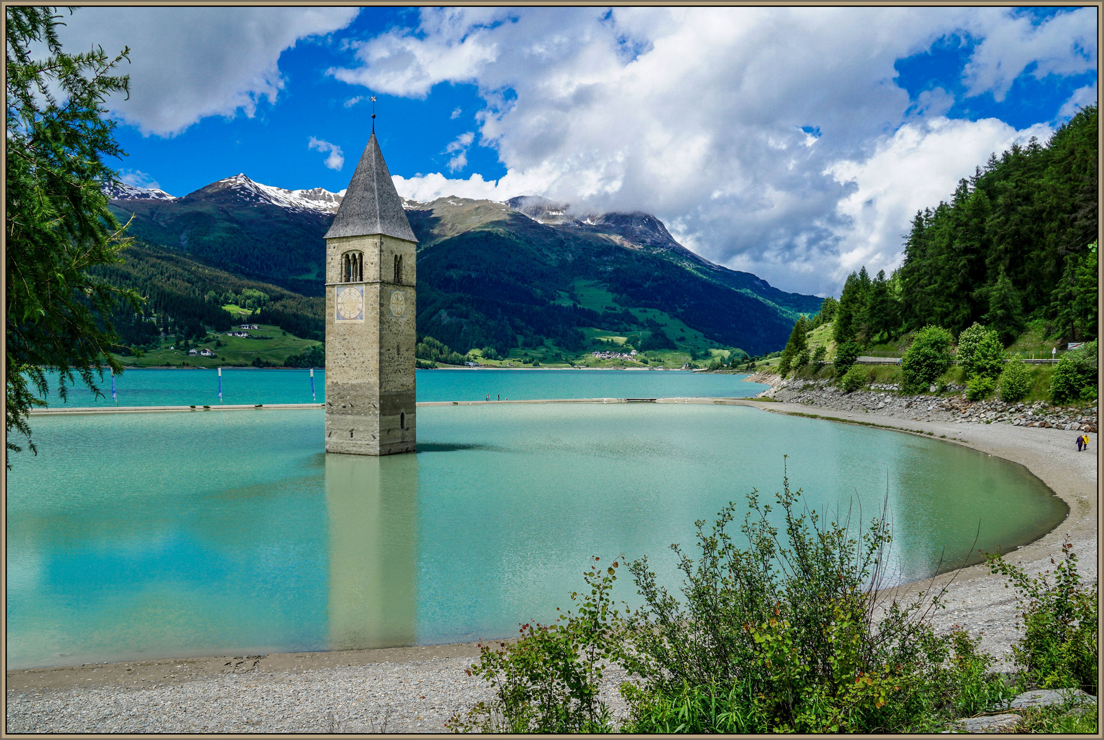 am Reschensee / Südtirol (1)