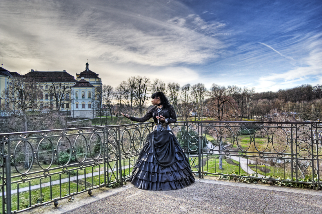 Am Residenzschloss Ludwigsburg