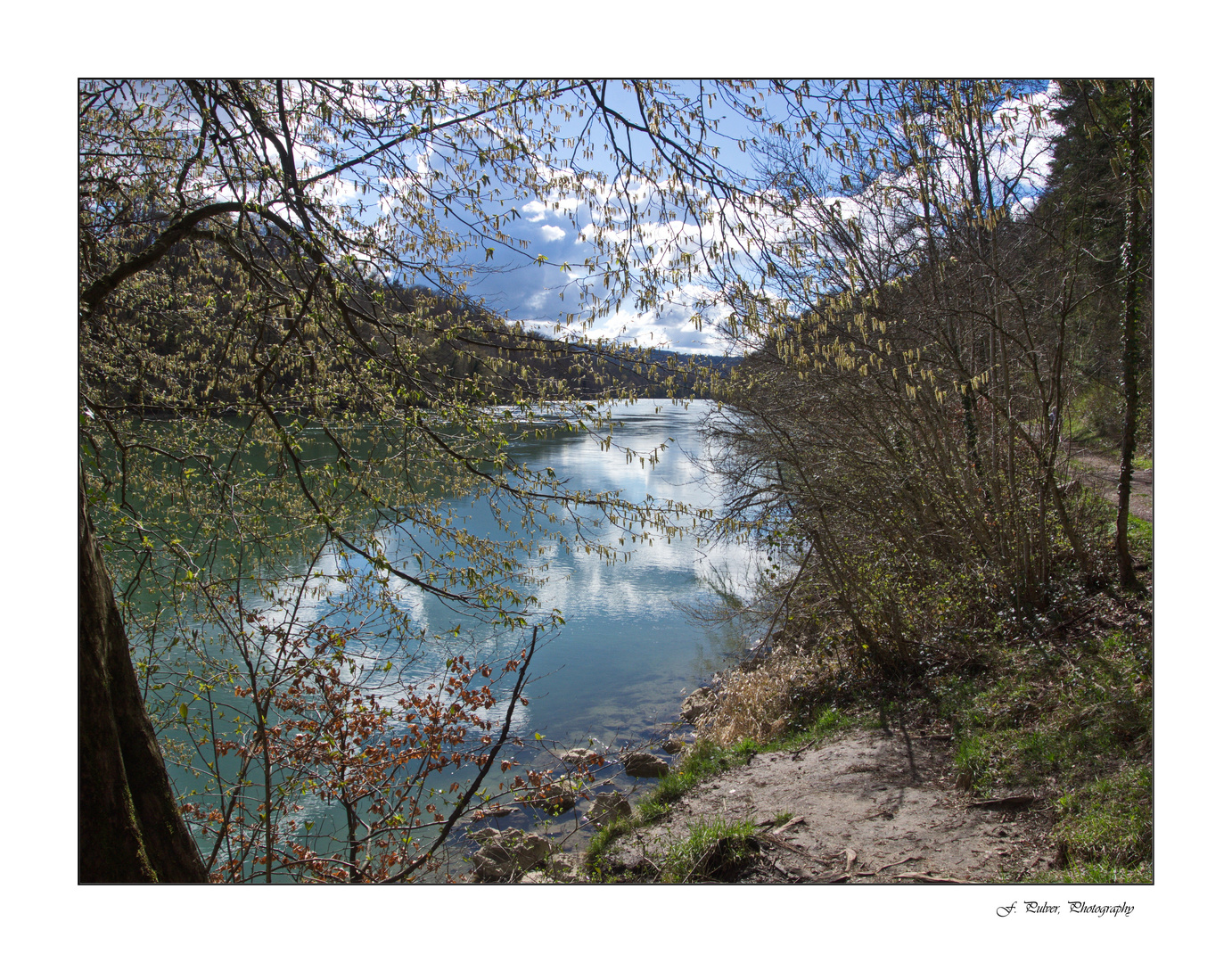 Am Rhein bei Hohentengen, Deutschland