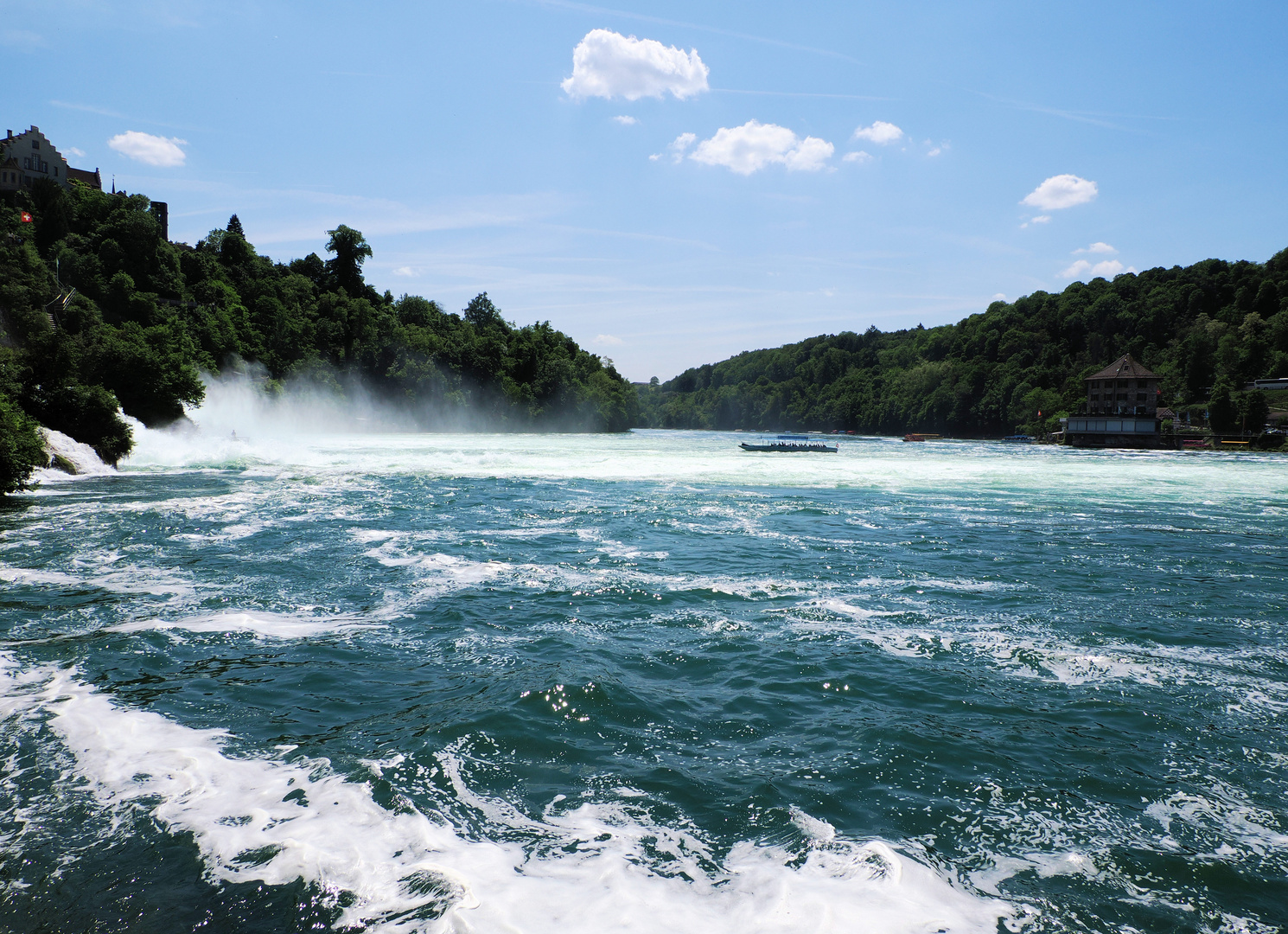 Am Rheinfall….