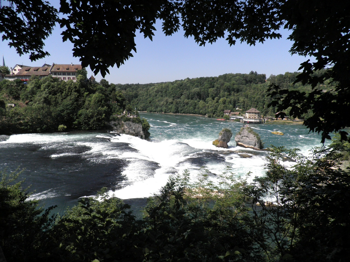 ...am Rheinfall von Schaffhausen...