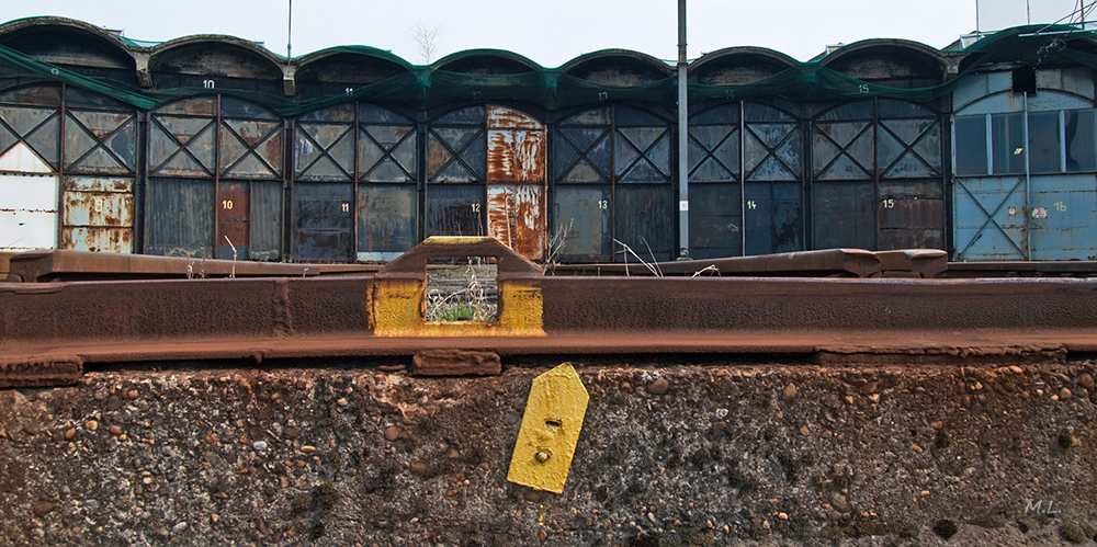 Am Ringlokschuppen/dans une rotonde ferroviaire