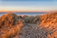 AM ROTEN KLIFF IN KAMPEN AUF SYLT - FEBRUAR 2018