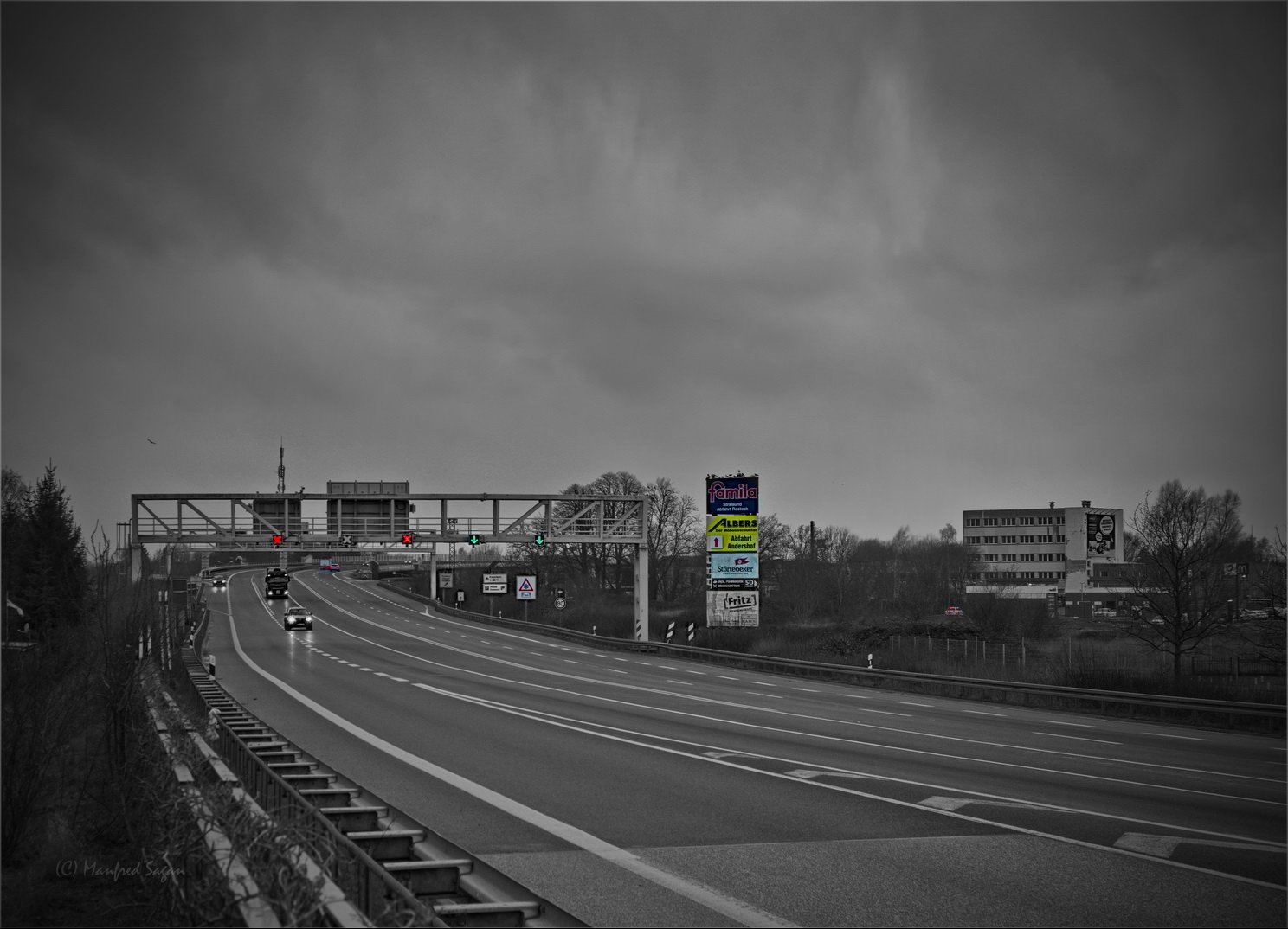 Am Rügenzubringer - dem Wetter angepasst... 