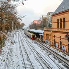 Am S-Bahnhof Prenzlauer Allee