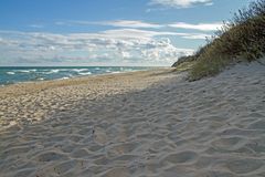 Am Sandstrand auf Rügen