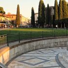 am schiefen Turm in Pisa