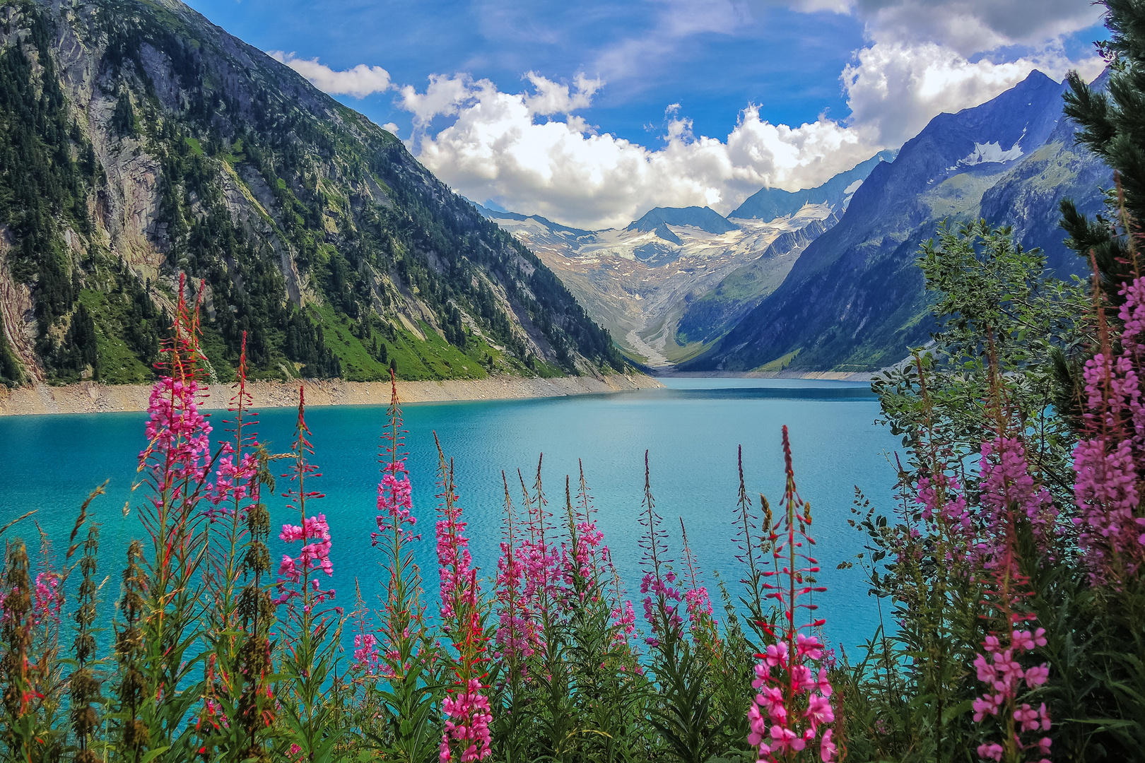 Am Schlegeisspeicher im Zillertal