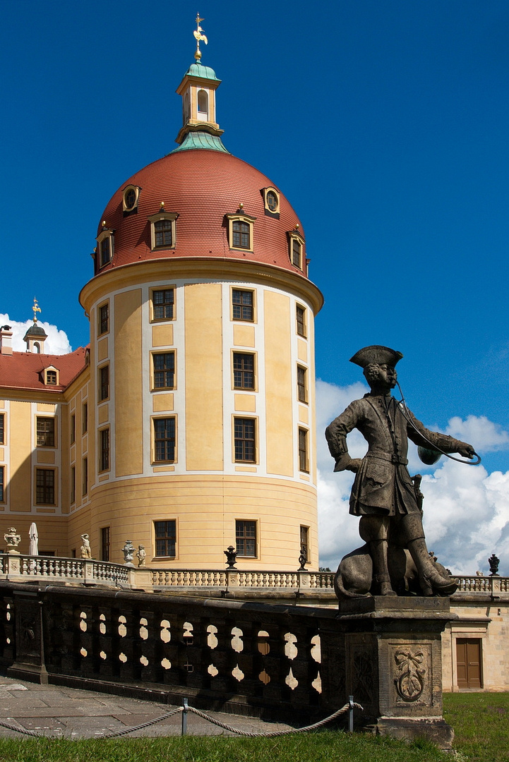 Am Schloss Moritzburg