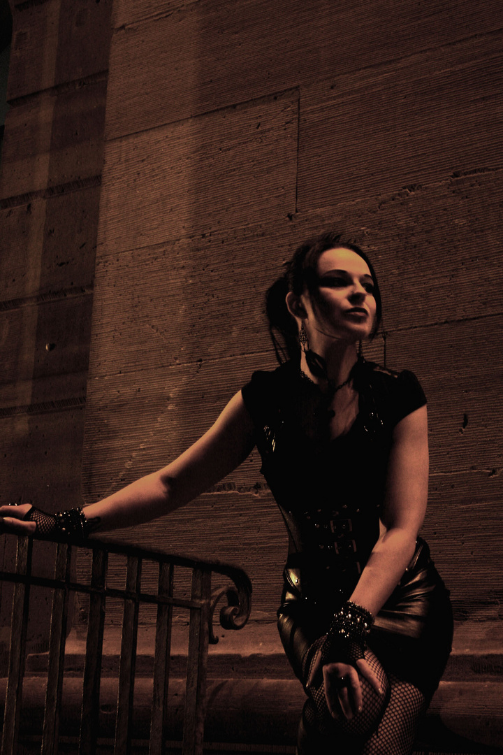 Am Schloss Wilhelmshöhe bei Nacht