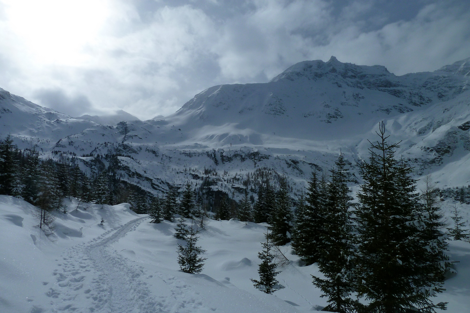 am Schneeschuhtrail Rauris