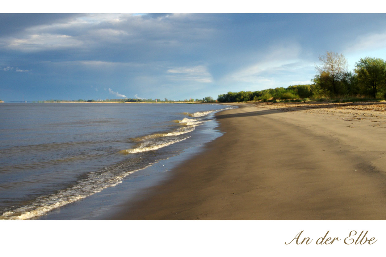 Am schönen Elbestrand