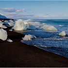 Am schwarzen Diamantenstrand