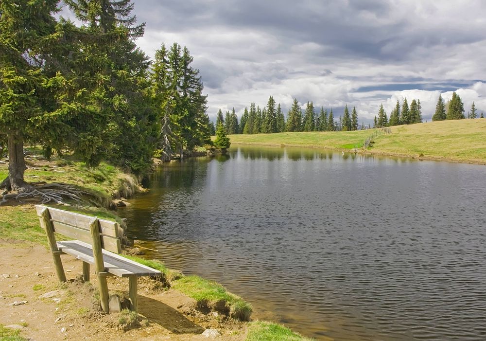 Am Schwarzsee in Kärnten