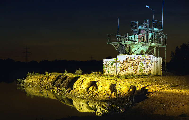 Am See in der Nacht