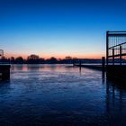 Am See, vor Sonnenaufgang