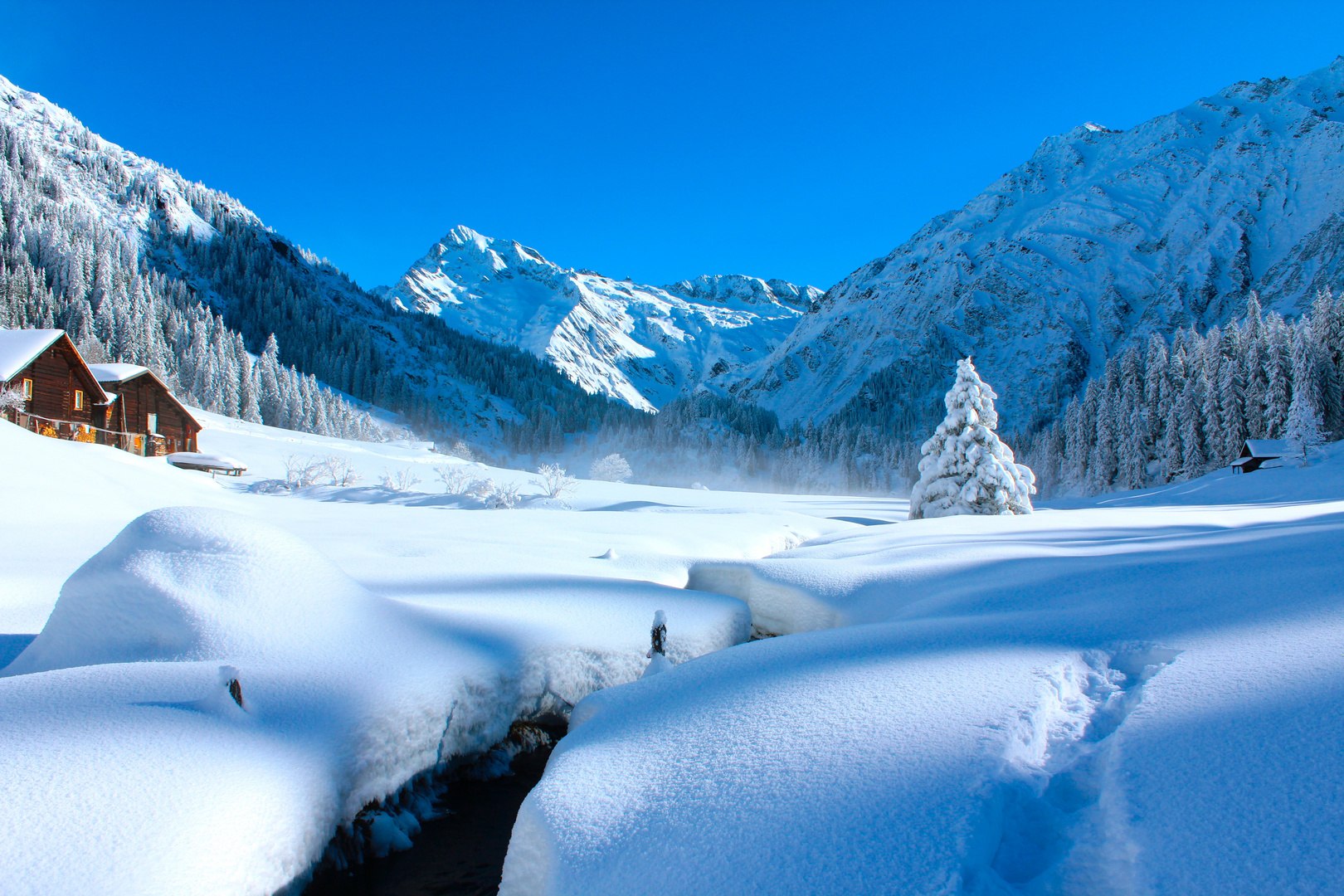 Am Seebach entlang, Golzern