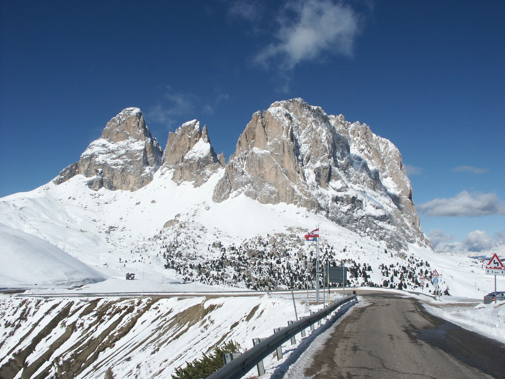 Am Sellajoch !