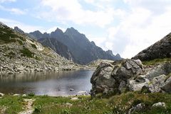 Am Sesterske Pleso nahe der Zbojnicka Chata...