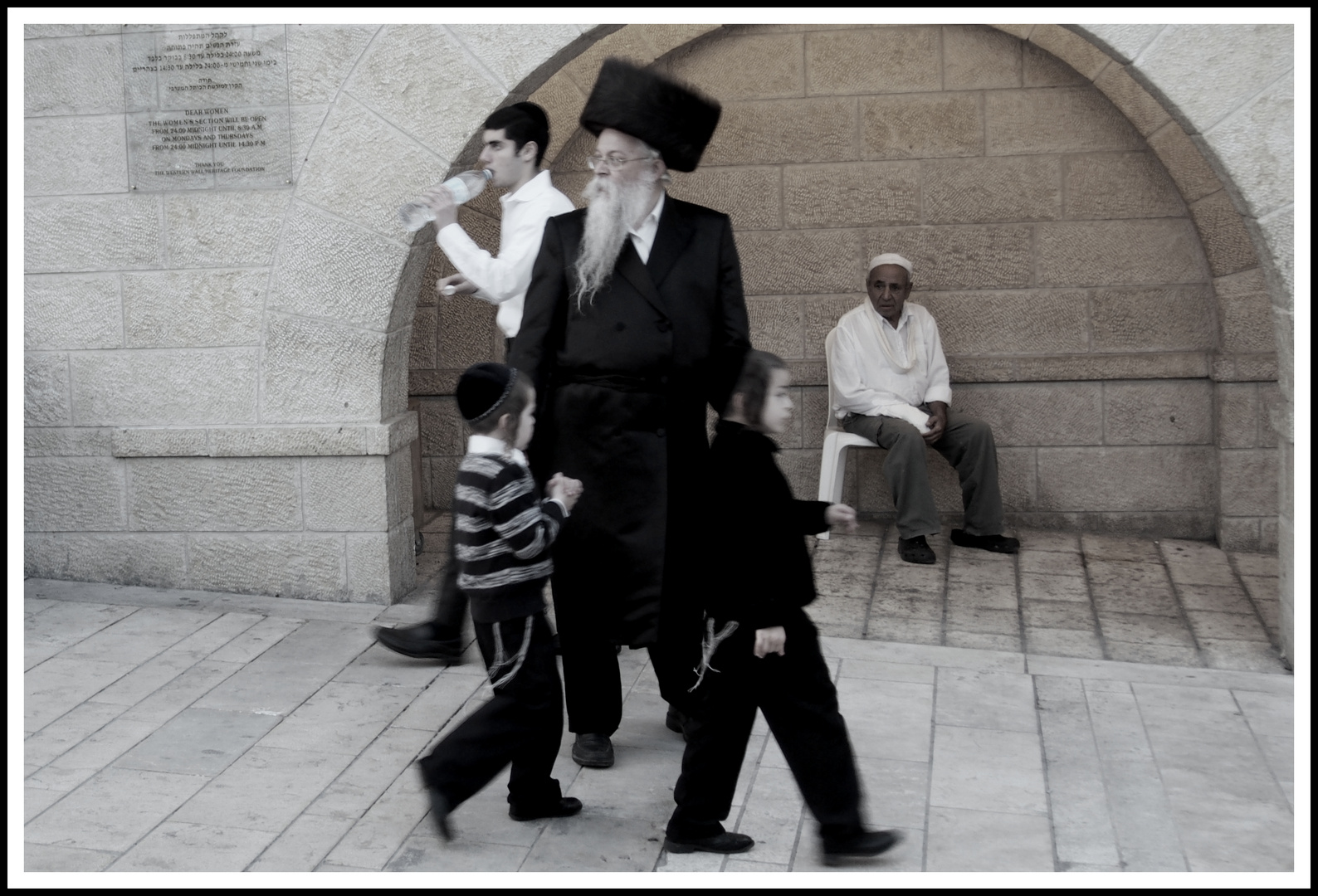 Am Shabbat vor dem Gang zur Klagemauer