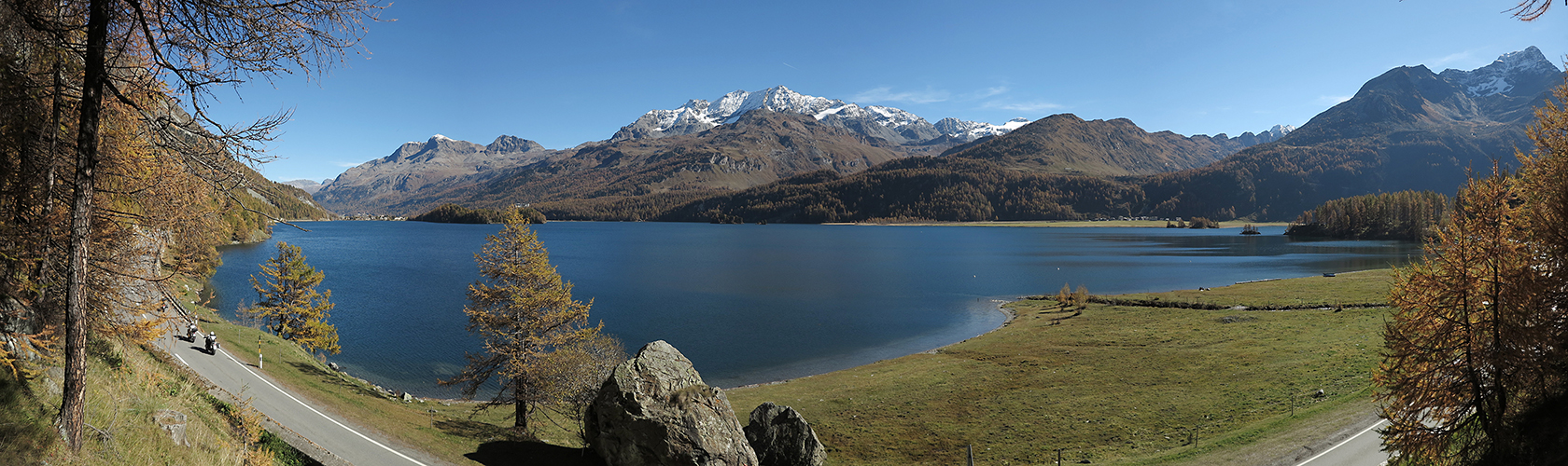 am Silsersee… 2 Tage vor Schneeeinbruch