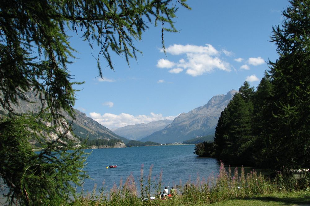 am Silsersee/Engadin/Graubünden/Schweiz