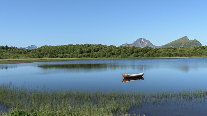 am Skullbruvatnet See