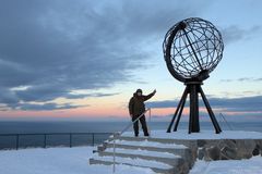  Am Skulptur auf dem Nordkapplateau