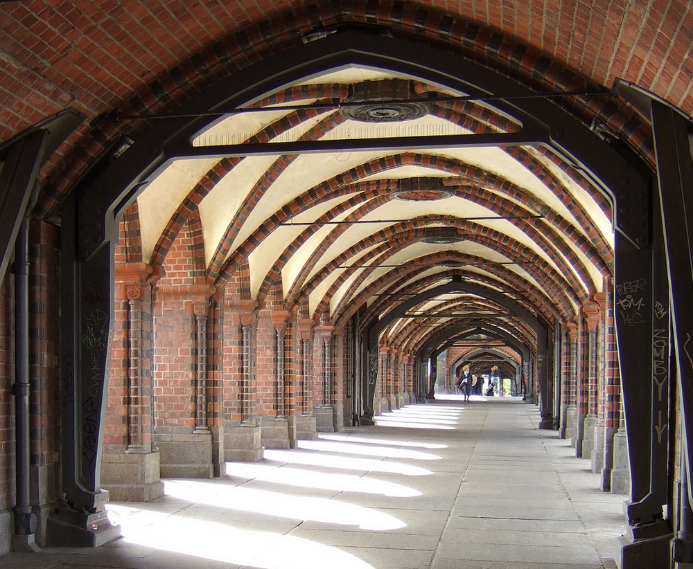 am Sonntagmorgen auf der schönsten Brücke Berlins