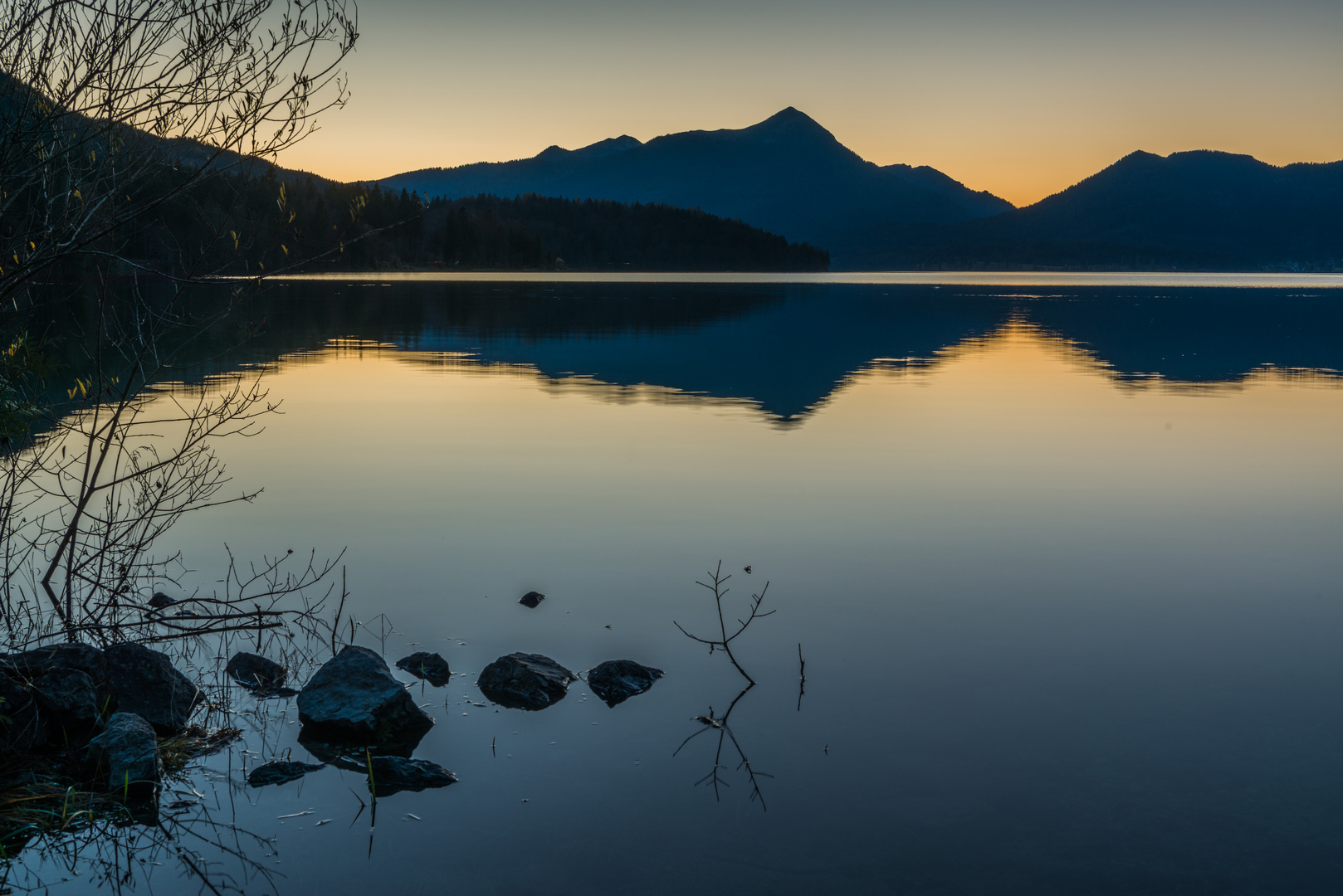 Am späten Abend