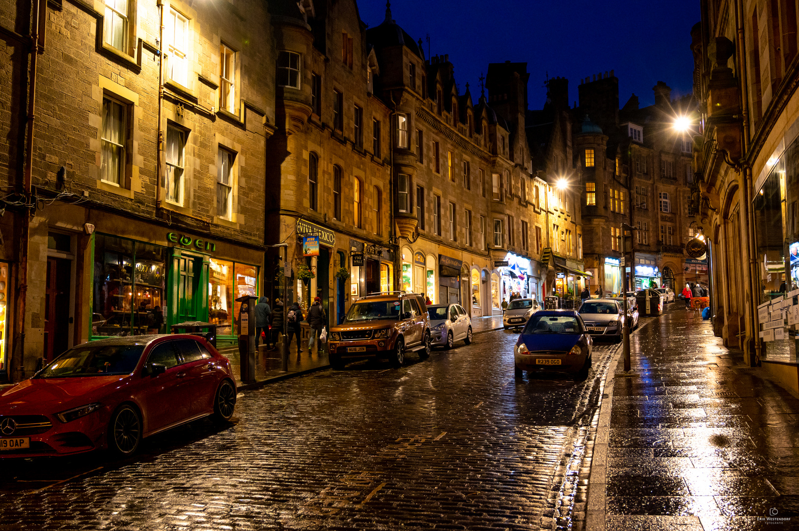 Am späten Abend in der Cockburn Street 