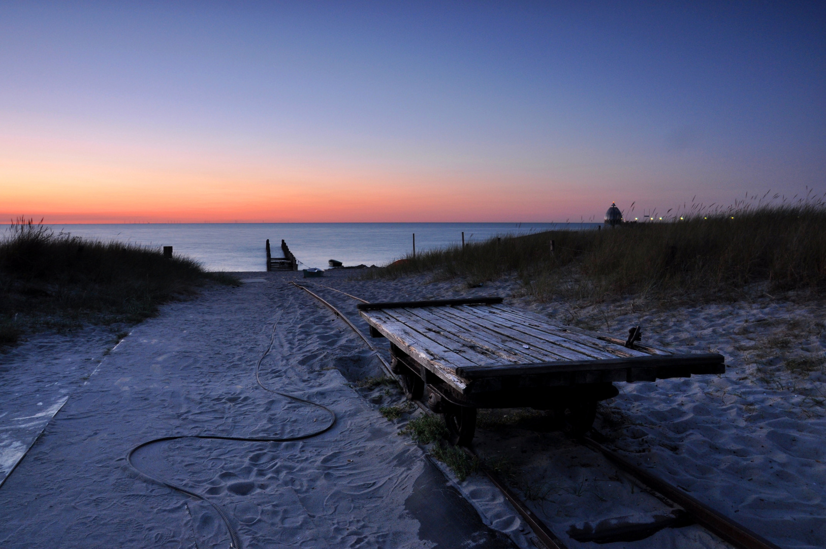 Am späten Abend in Zingst