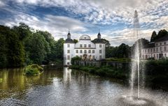 Am späten Nachmittag am Schloß Essen-Borbeck