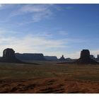 Am späten Nachmittag im Monument Valley