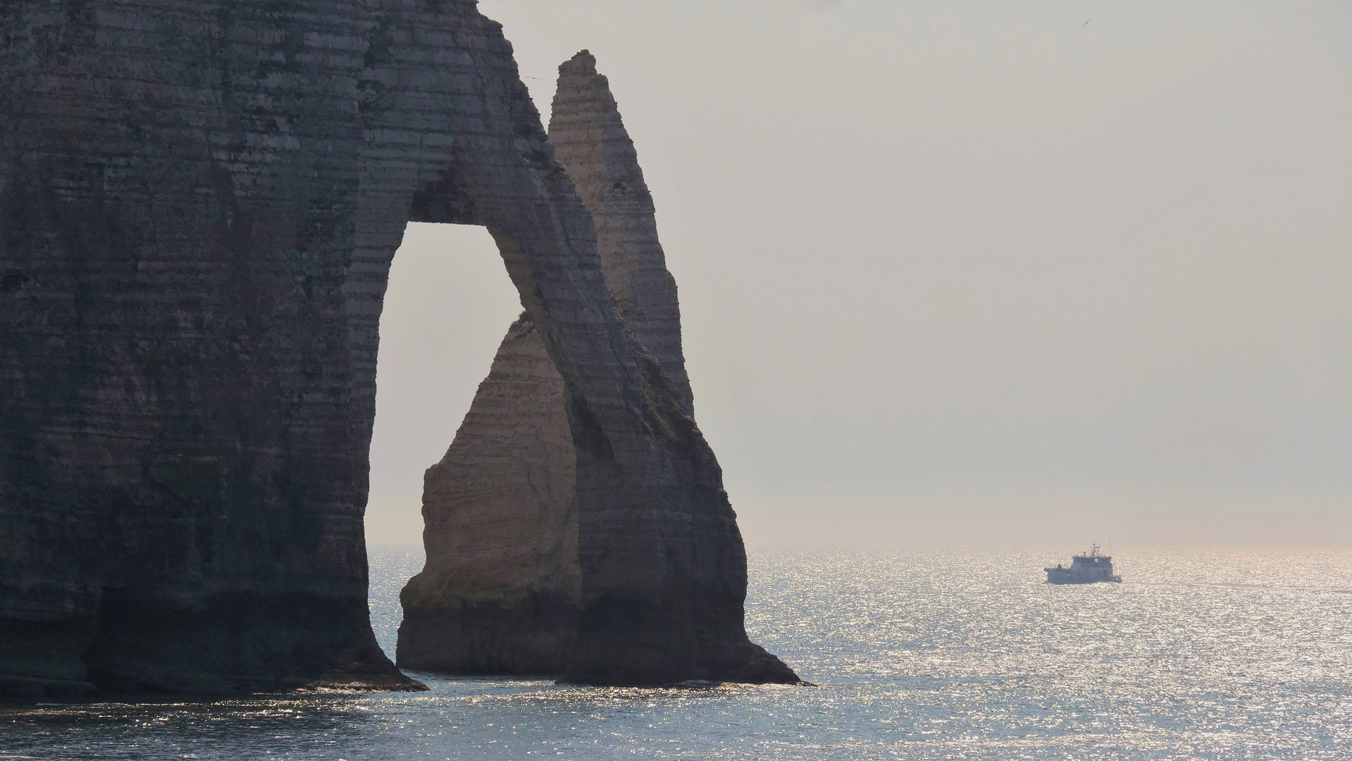 Am späten Nachmittag in Etretat