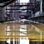 Am Spiegeldienstag eine Kühlwasserstrecke in der Zeche Zollverein