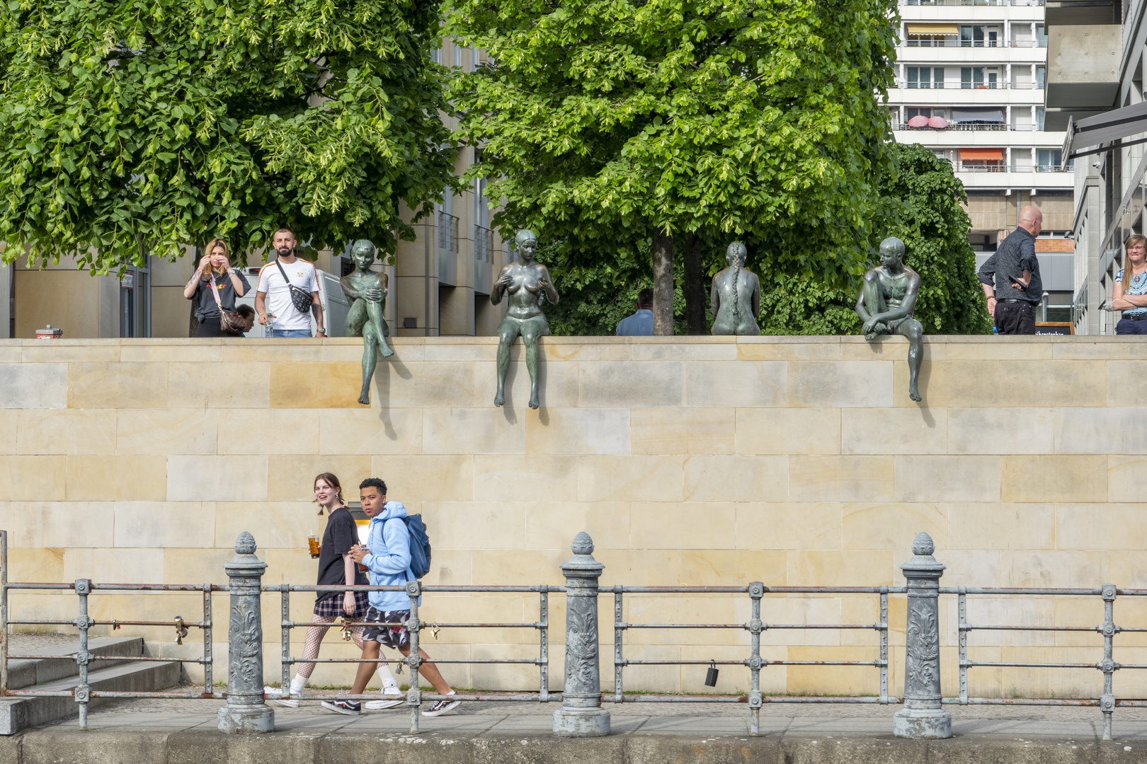 Am Spreeufer in Berlin