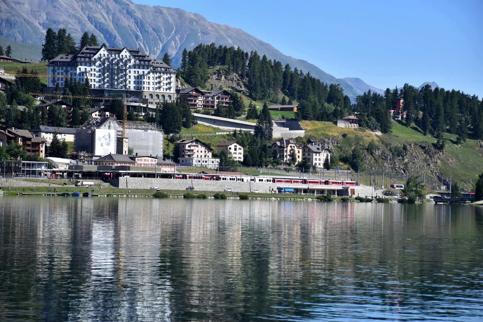 am St. Moritzersee